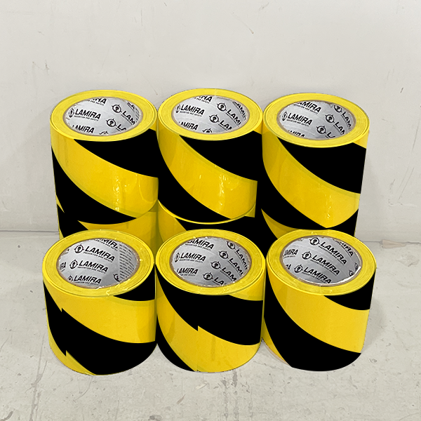 Amigo Safety Cinta PVC Delimitadora de Áreas LAMIRA Amarillo Negro