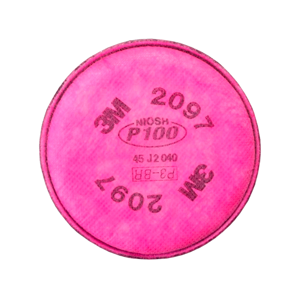 Filtro Polipropileno para Vapores Orgánicos y Ozono P100 2097 3M (Pieza) Rosa 70070710945 … - 0