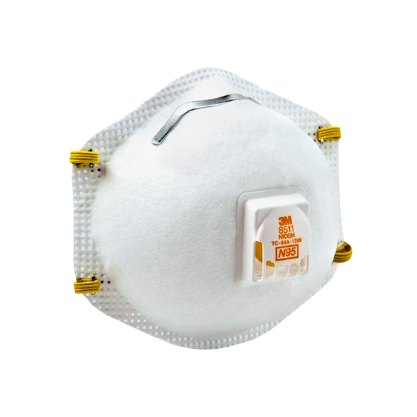 Respirador Desechable con Válvula Cool Flow para Polvo y Partículas N95 8511 3M (Pieza) Blanco 70071677259 … - 1