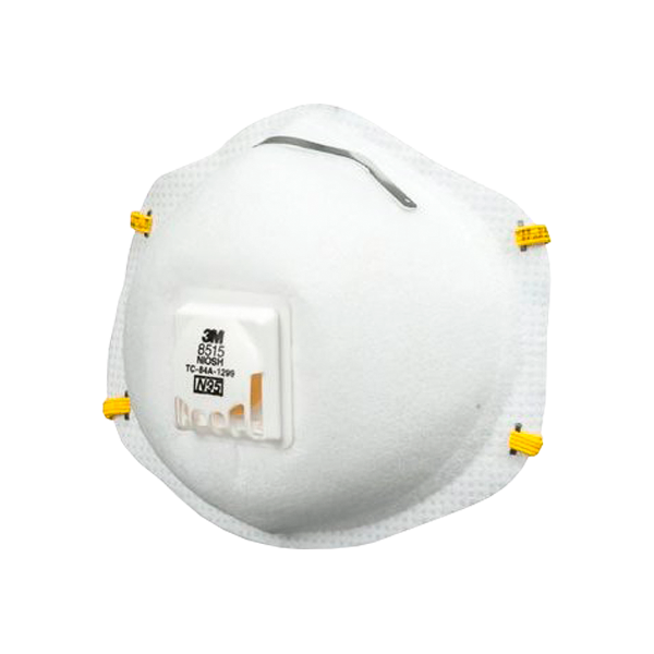 Respirador Desechable con Válvula Cool Flow para Partículas y Humos Metálicos N95 8515 3M (Pieza) Blanco 70070890028 … - 1