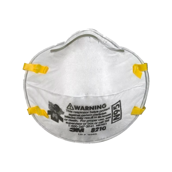 Respirador Desechable para Partículas N95 8210 3M (Pieza) Blanco 70071676475 … - 0