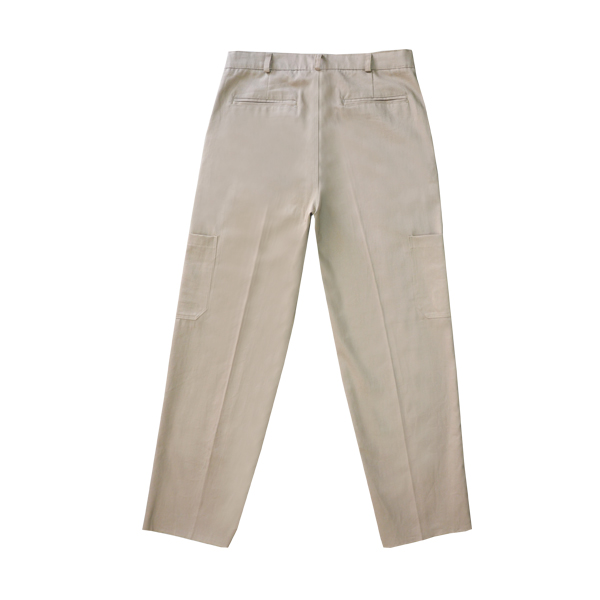 Pantalon De Gabardina - 8 Oz. Color Beige - Tipo Cargo - T/40