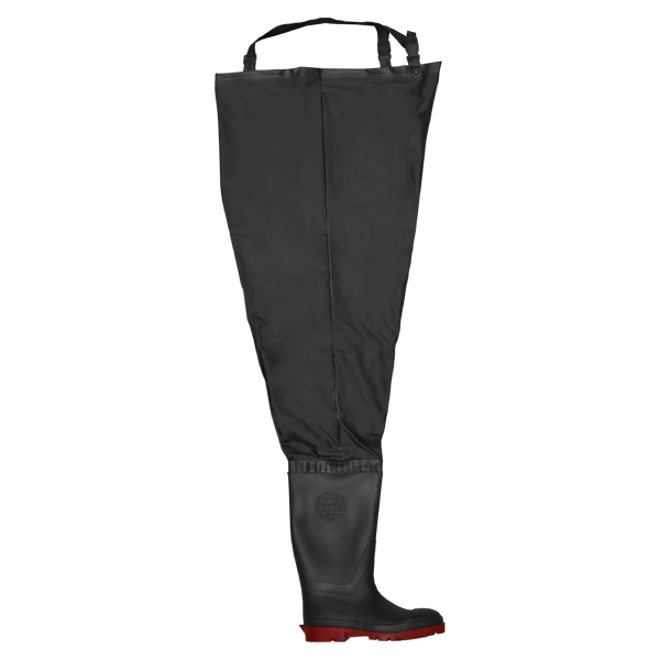 Bota Pantalonera con Casco Pro Rubber Negro IQBNW - 0