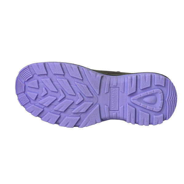 Zapato Borceguí con Casco de Composite Dieléctrico Armada Café/Lila 5026 - 2