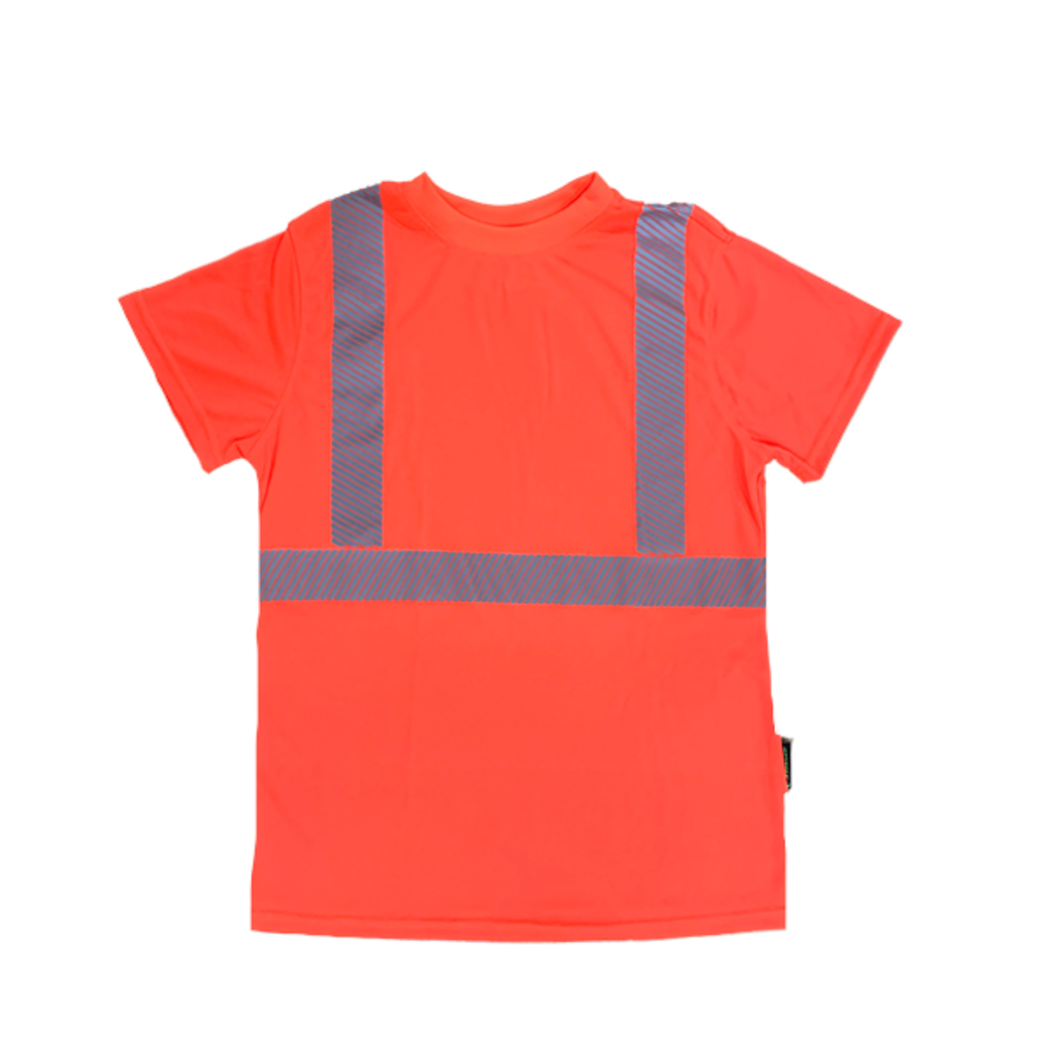 Camisa Cuello Redondo con Reflejante Naranja  SR-110ANCR - 0