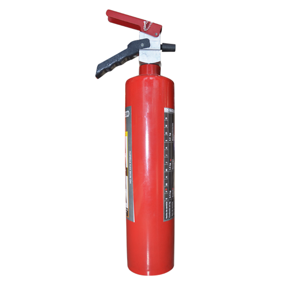 Extintor Cilindro de Lámina de PQS Rojo 1 kg - 2