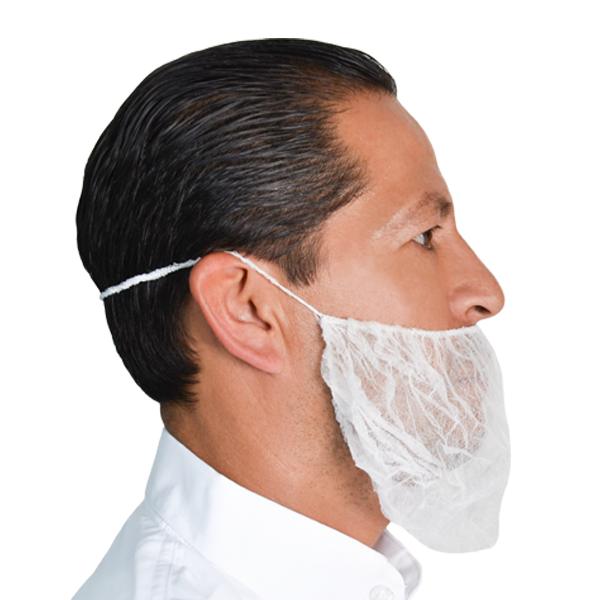 Cubrebarba Polipropileno LAMIRA (Paq. con 100 Pieza) Blanco LS-4690 19" - 0