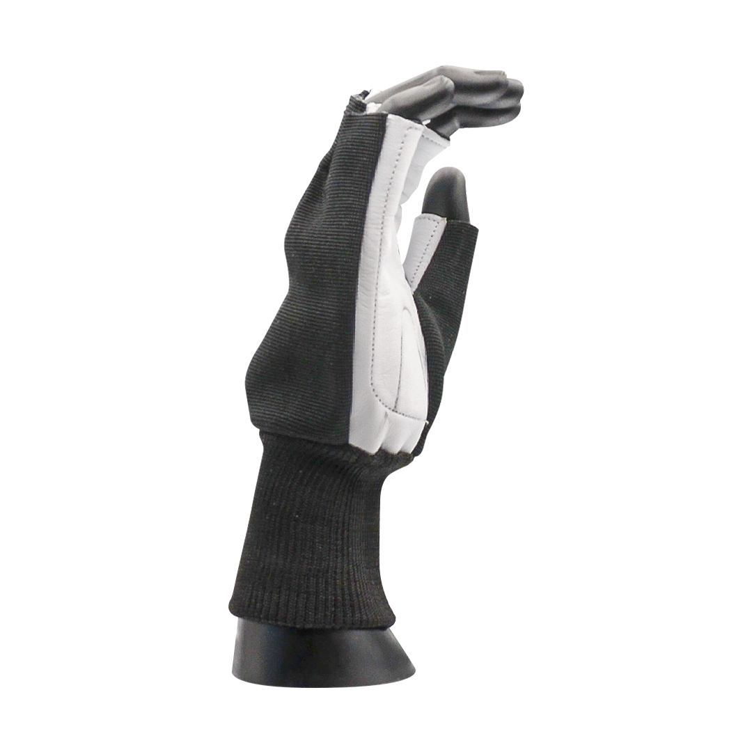 Guantaleta Piel Cabra anverso textil con puño de calcetín LAMIRA AS-4573 LG - 1