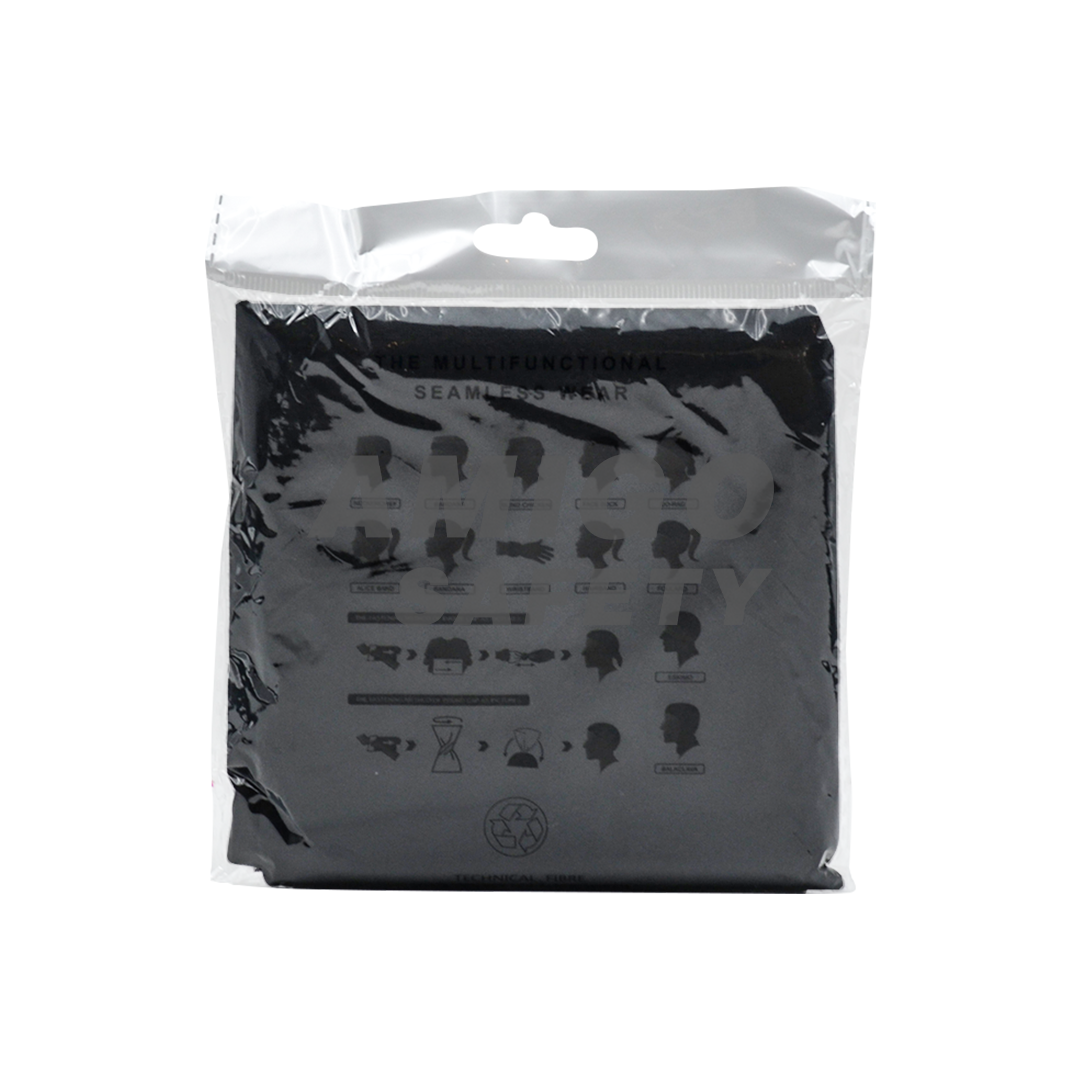 Tubular de Cuello Refrescante Multifuncional Lamira Safety Negro Unitalla - 2