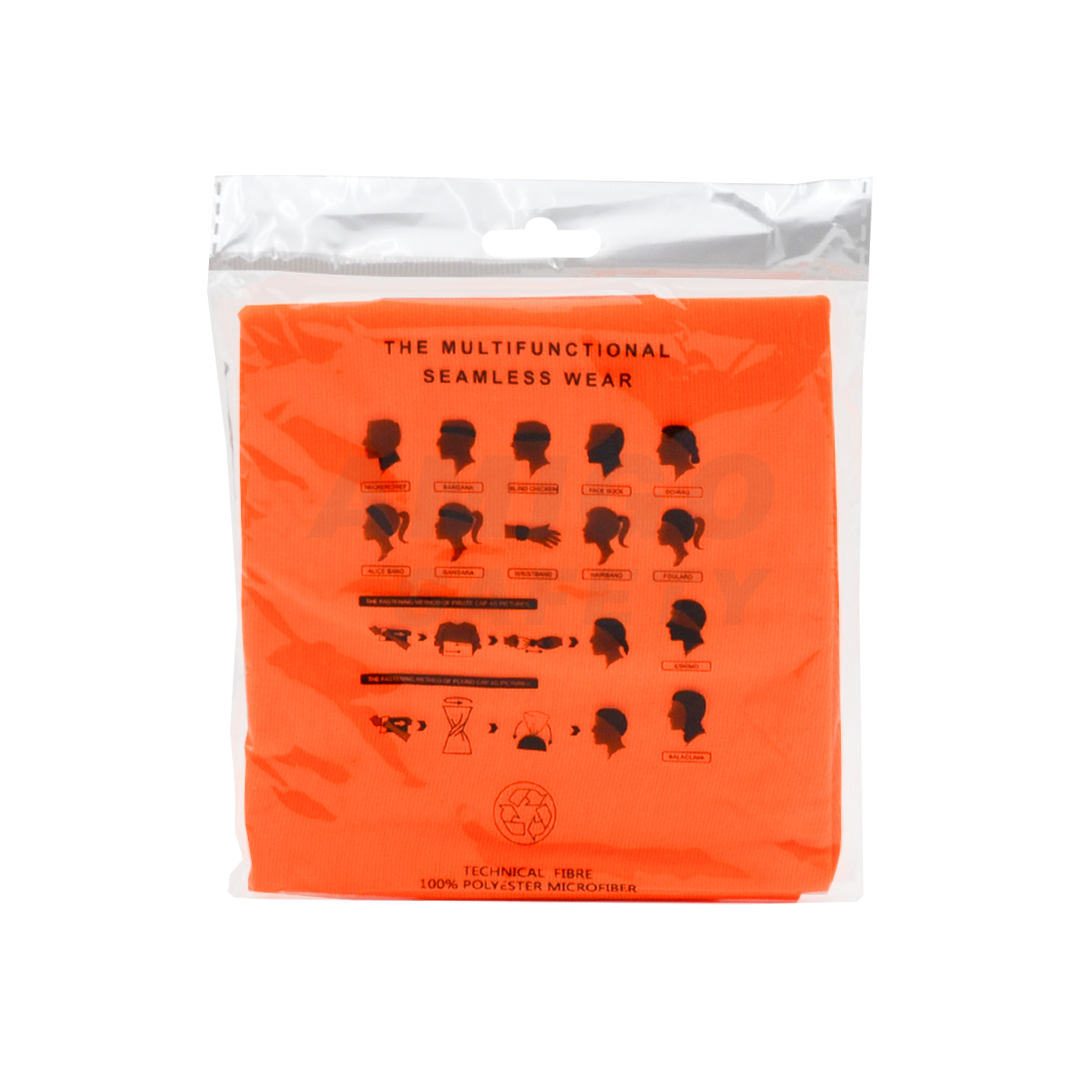 Tubular de Cuello Refrescante Multifuncional Lamira Safety Naranja Unitalla - 2