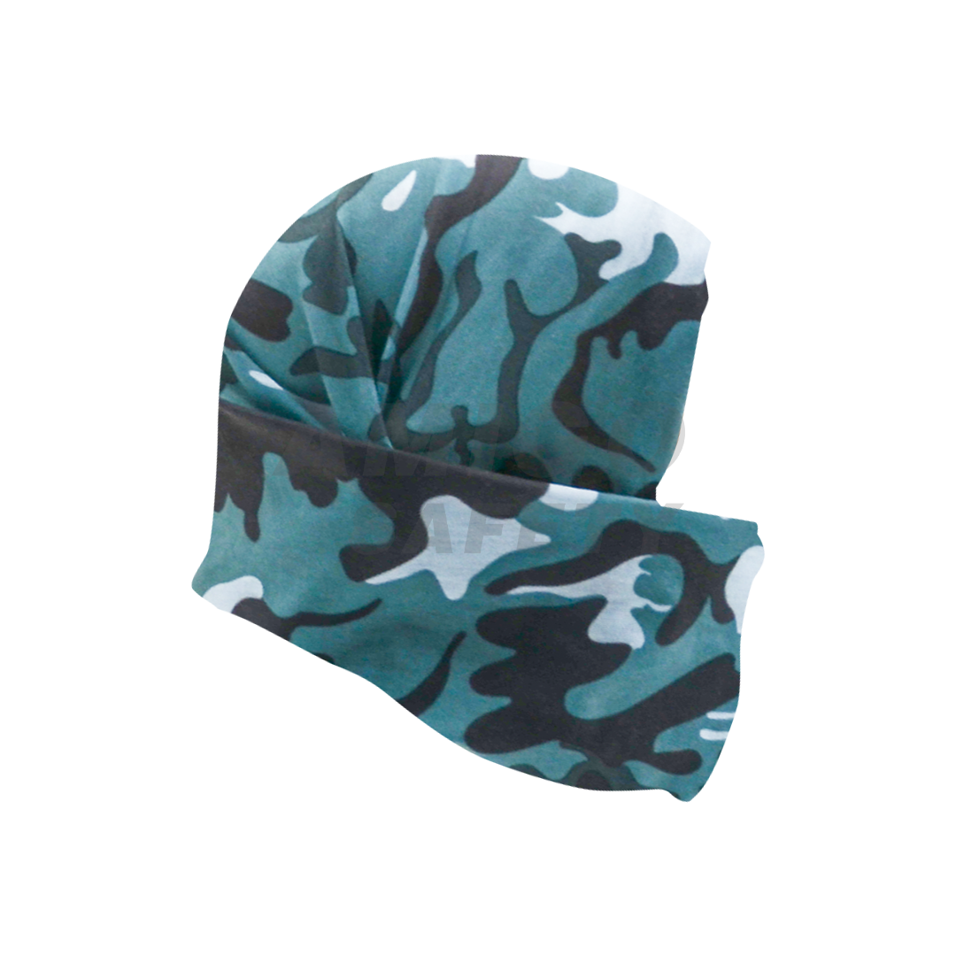 Tubular de Cuello Refrescante Multifuncional Lamira Safety Cammo/Azul Unitalla - 1