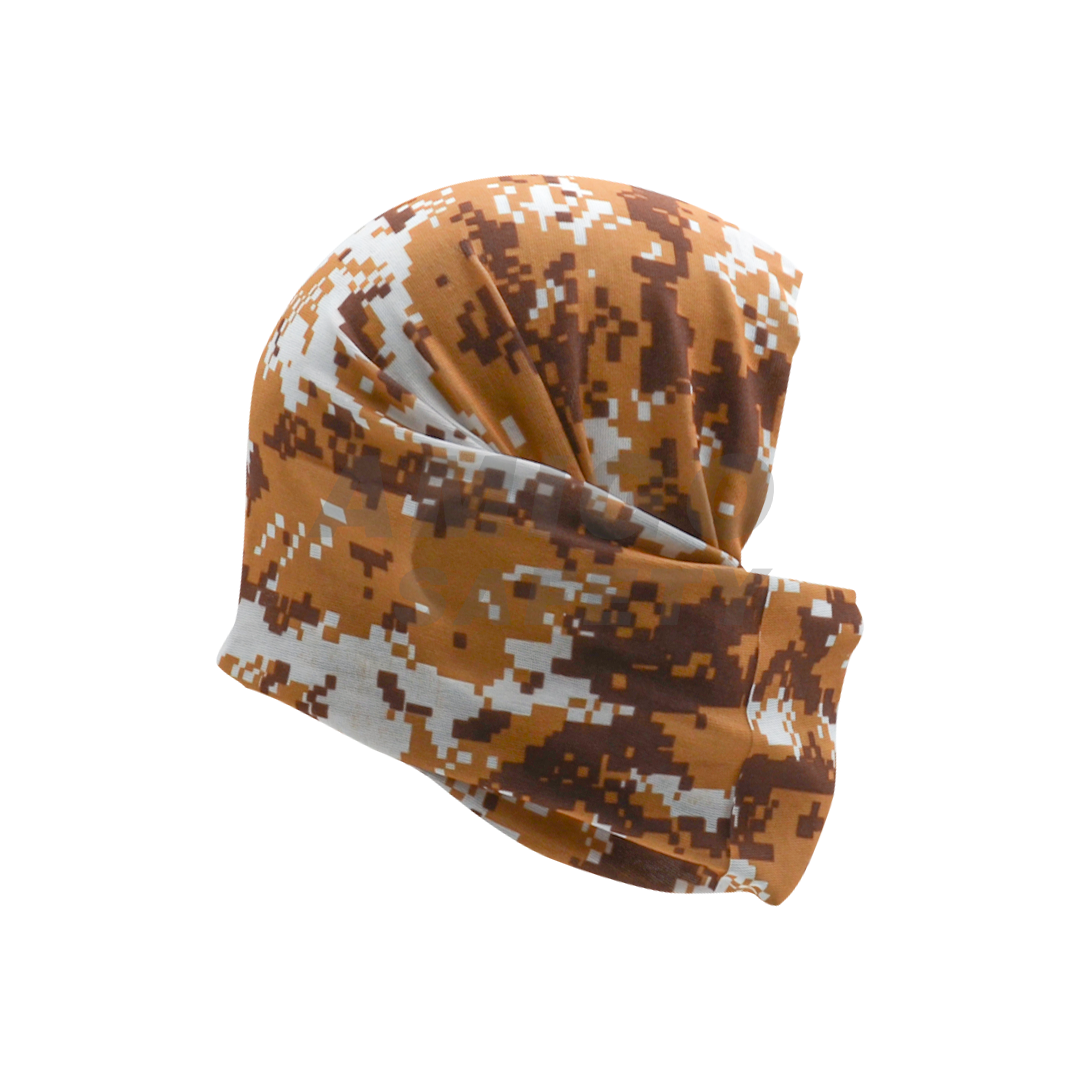 Tubular de Cuello Refrescante Multifuncional Lamira Safety Cammo/Verde Unitalla - 1