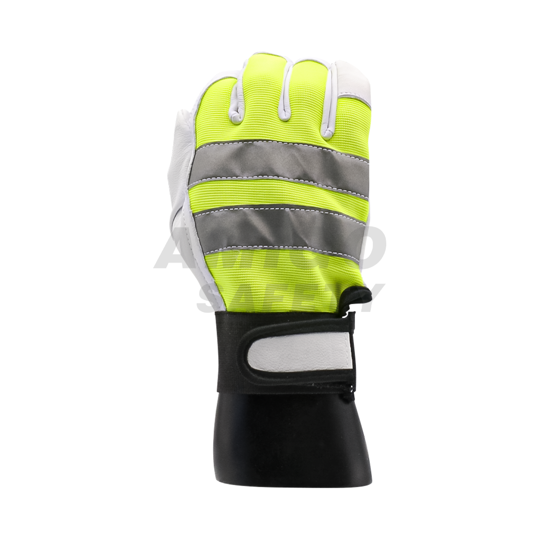 GUANTE MULTIUSOS PIEL OVEJA CON DOBLE REFLEJANTE LAMIRA AS-4575 LG