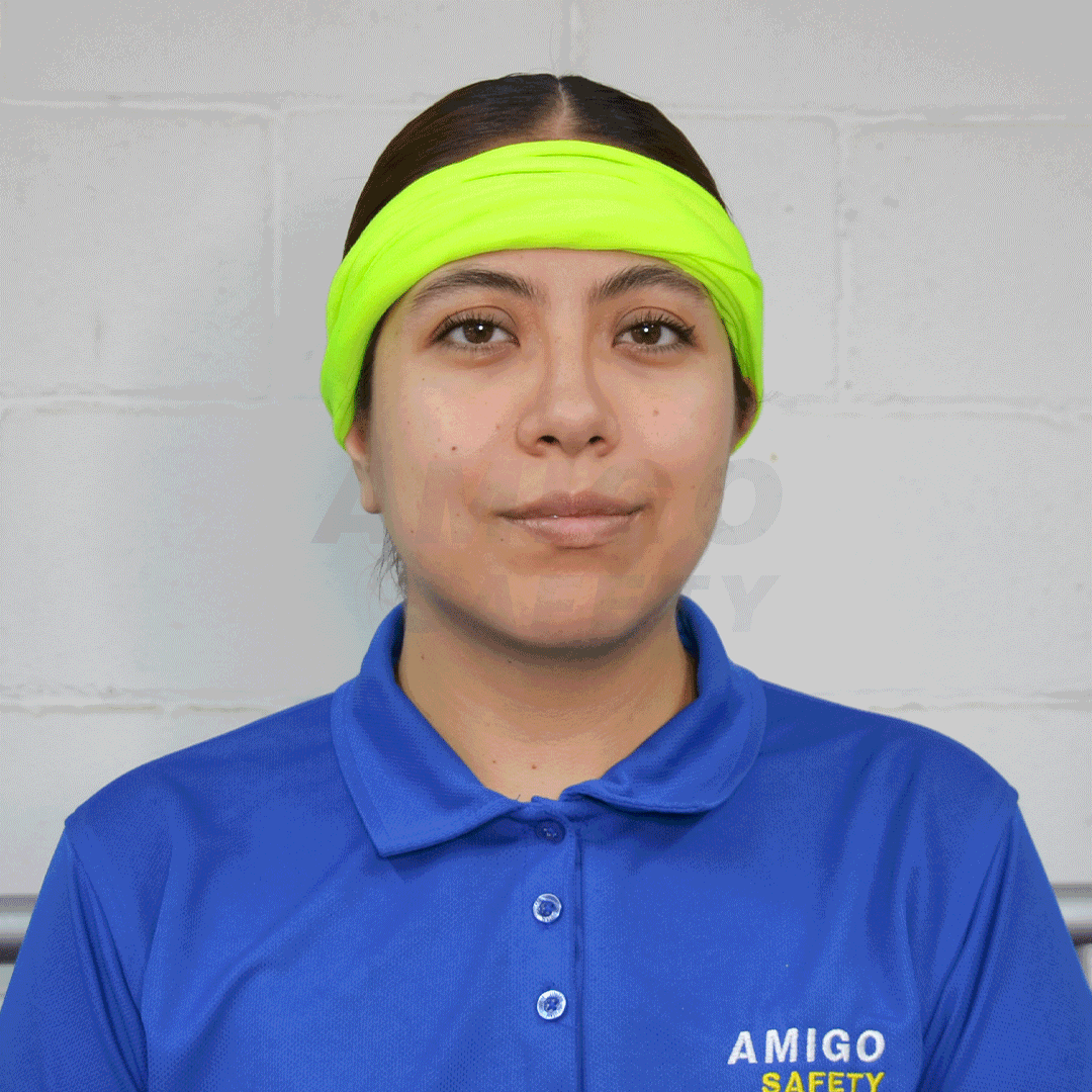 Tubular de Cuello Refrescante Multifuncional Lamira Safety Amarillo Unitalla - 3