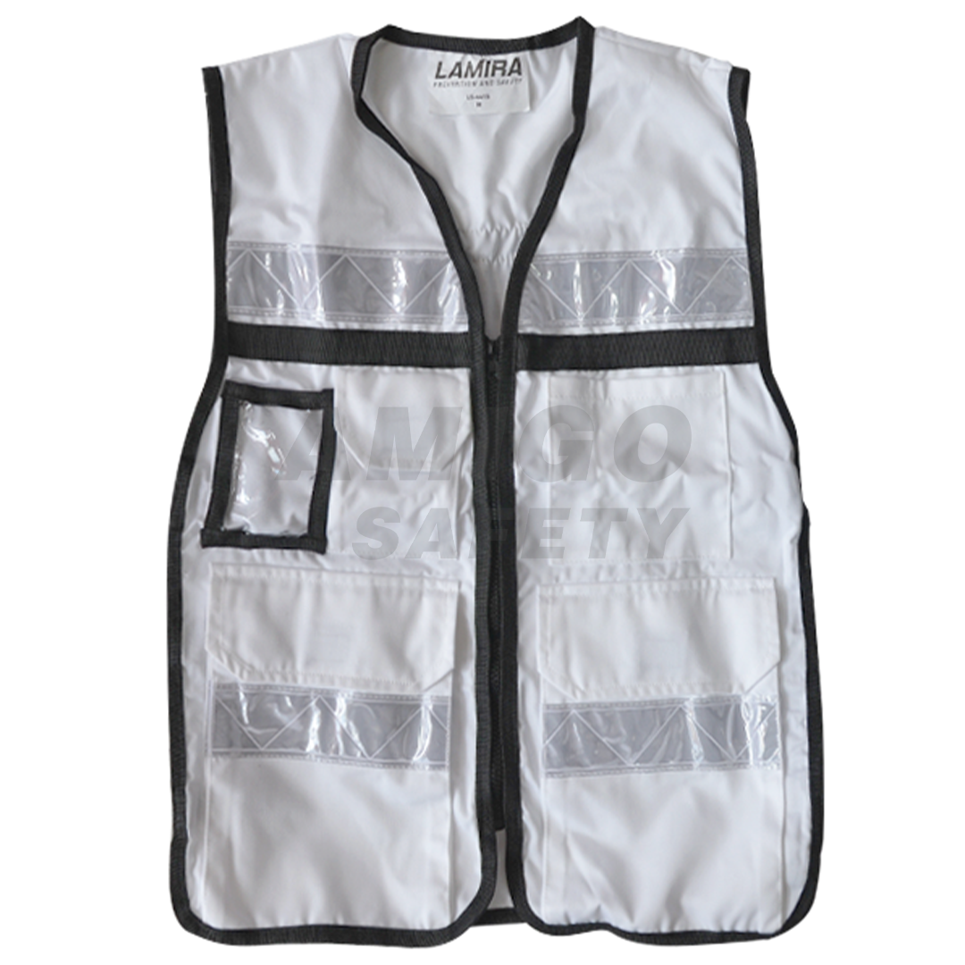 CHALECO RESCATISTA LAMIRA BLANCO LS-4415