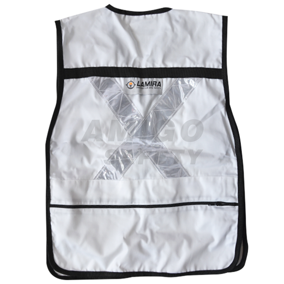 Chaleco Rescatista Lamira Blanco LS-4415 - 1