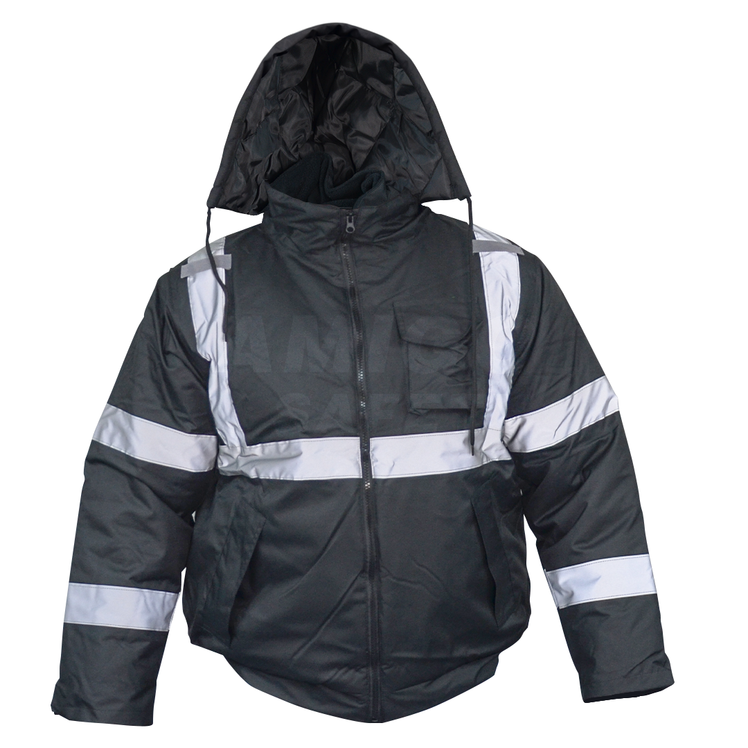 CHAMARRA CORTA OXFORD -20°C LAMIRA NEGRO LS-4610