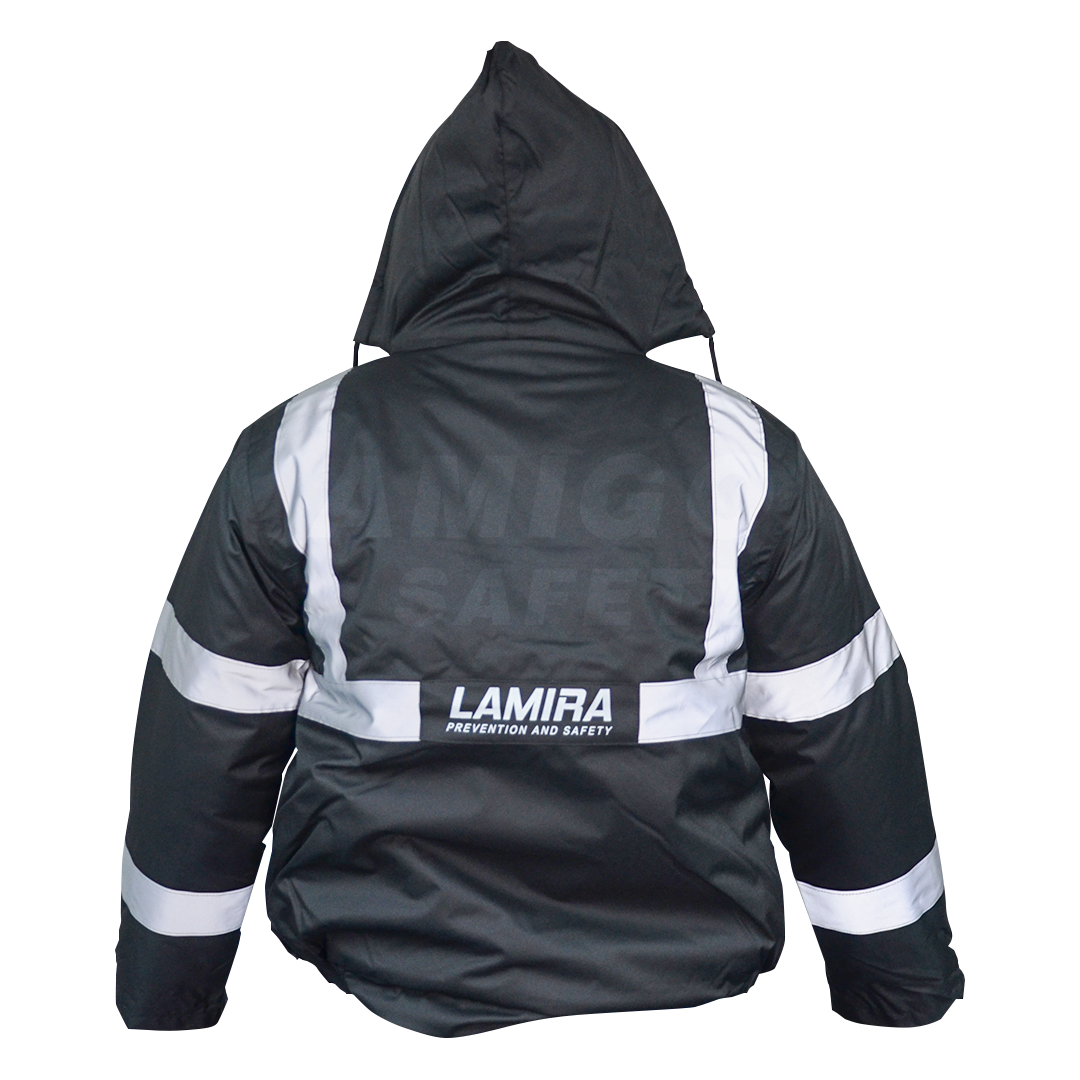 Chamarra Corta Oxford -20°C LAMIRA Negro LS-4610 - 1