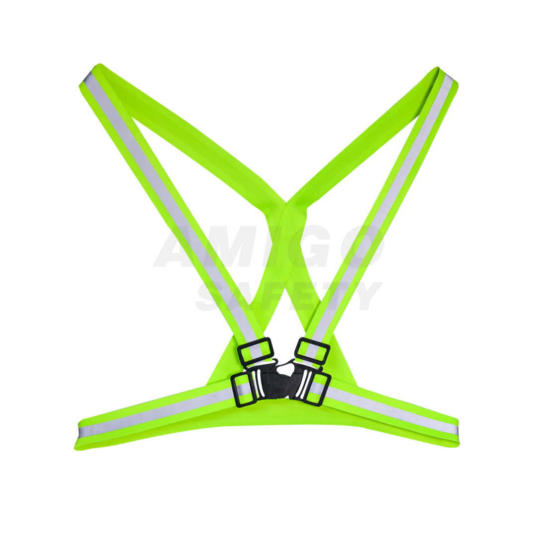 CHALECO CARRILLERO CON REFLEJANTE ALTA VISIBILIDAD AMARILLO LS-4550  UNITALLA