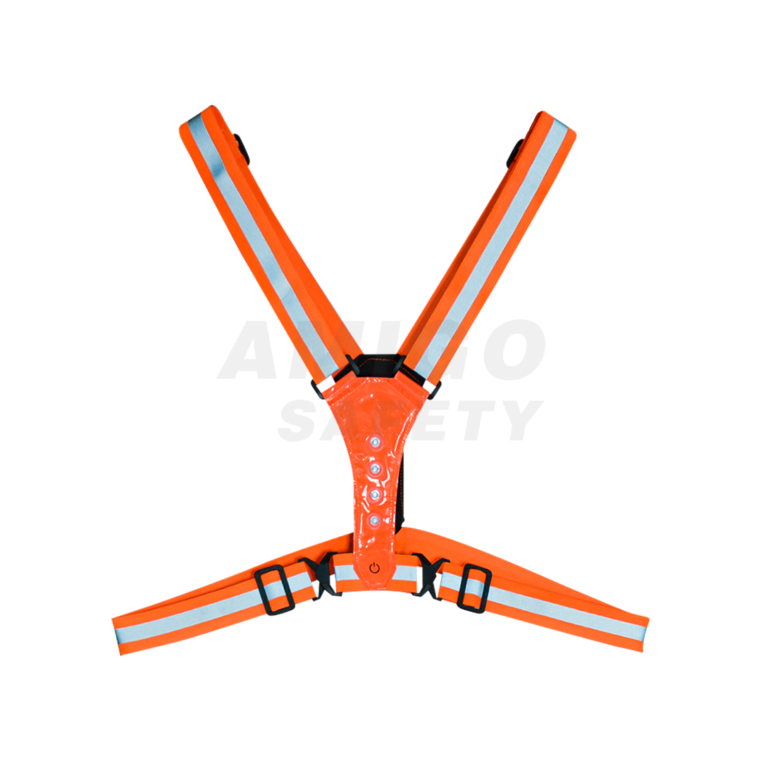 Chaleco Elástico con Luces LED LAMIRA Naranja LS-4611 Unitalla - 0