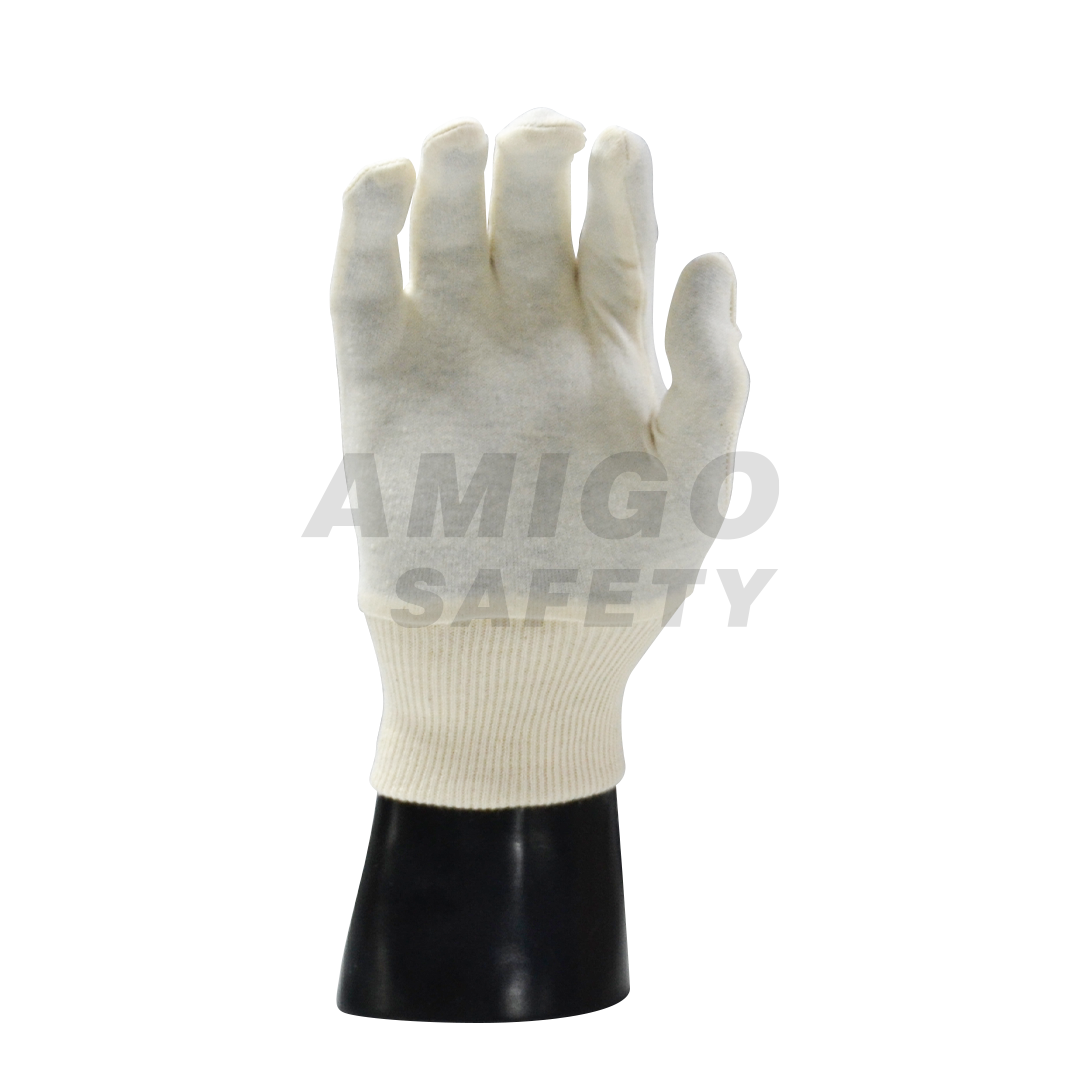 Guante Damasco 100% Algodón Lamira (Par) Blanco LS-4599 Unitalla - 2