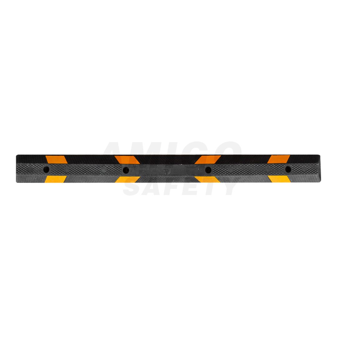 Tope HDPE para Estacionamiento Jyrsa Negro/Amarillo ECO-1169NAM 180 cm - 0