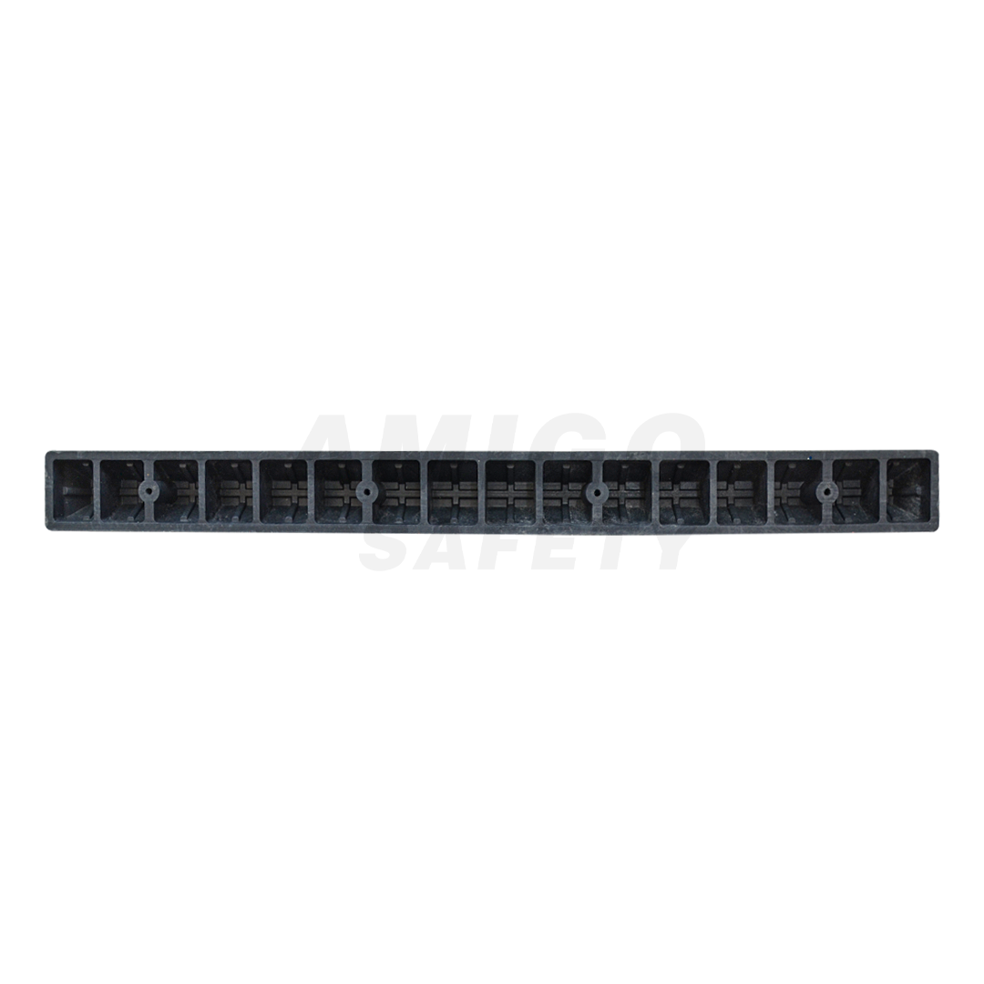 Tope HDPE para Estacionamiento Jyrsa Negro/Amarillo ECO-1169NAM 180 cm - 2