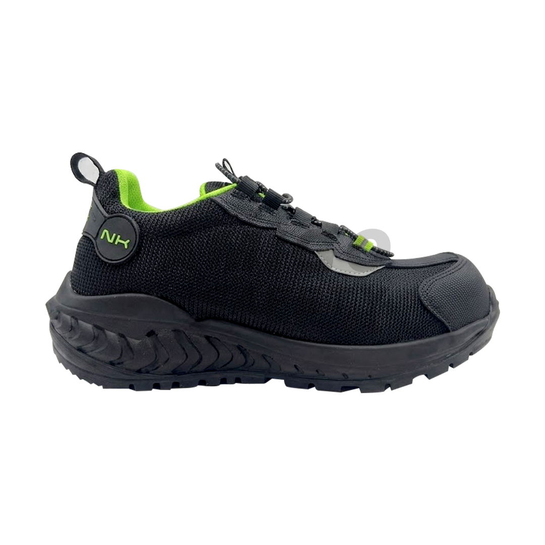 ZAPATO TENIS CON PUNTERA DIELÉCTRICO NORBAK NEGRO NK 2.0