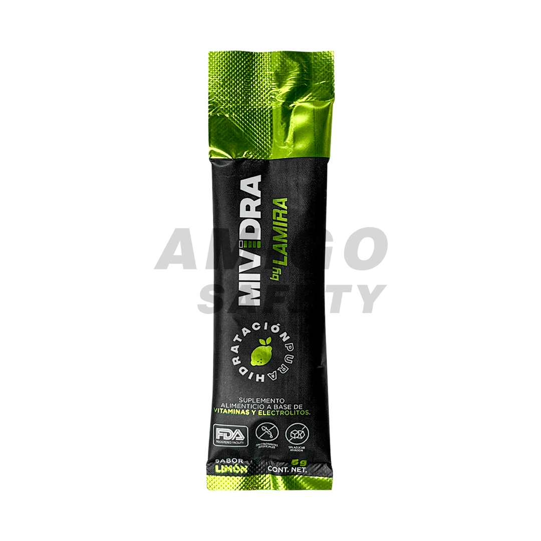 BEBIDA HIDRATANTE SIN AZÚCAR SOBRE PARA 600 ML MIVIDRA LIMÓN 5 G