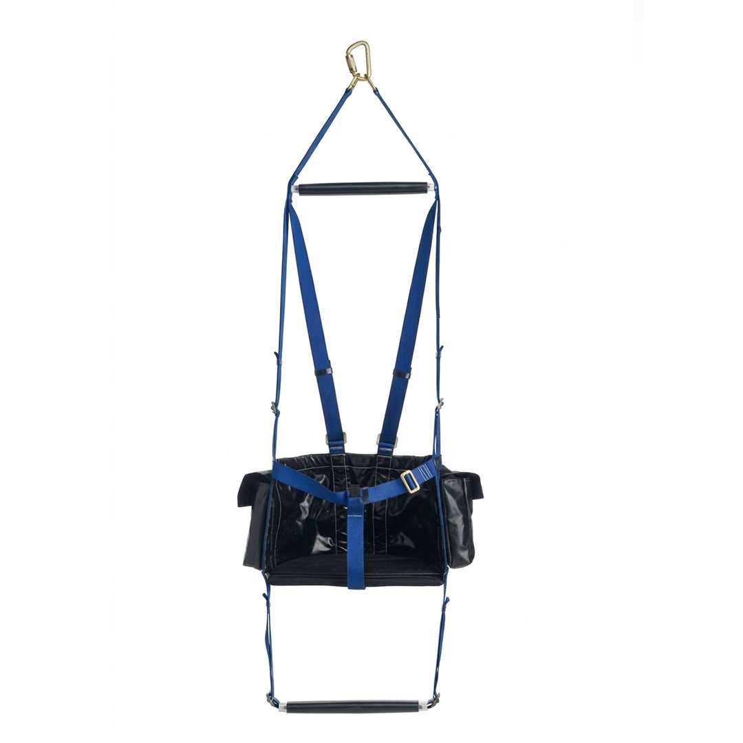 ARNÉS GUINDOLA CON ASIENTO DE MADERA Y 1 ANILLO D DBI SALA 3M AZUL 1001378 190 KG
