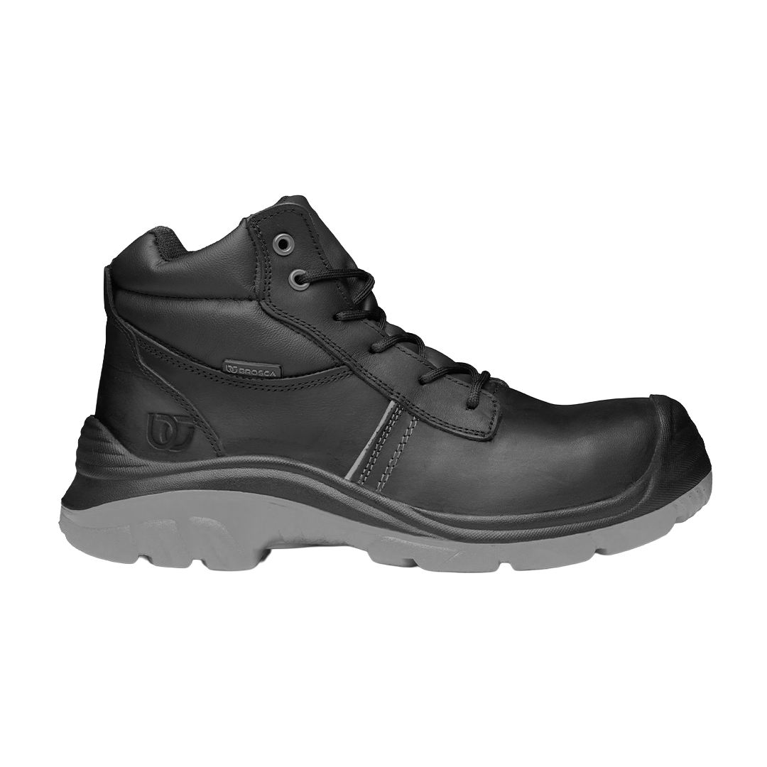 ZAPATO BORCEGUI CON CASCO POLIMÉRICO HIDROFUGADO/DIELÉCTRICO BROSCA NEGRO 2428 PP+D