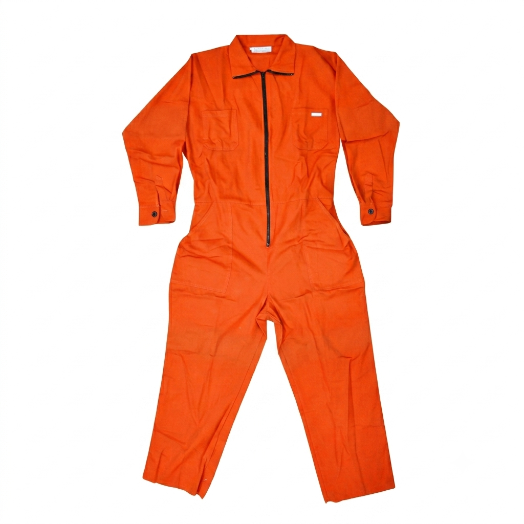 Overol 100 % Algodón Sello Sur Naranja OVE100NJ - 0