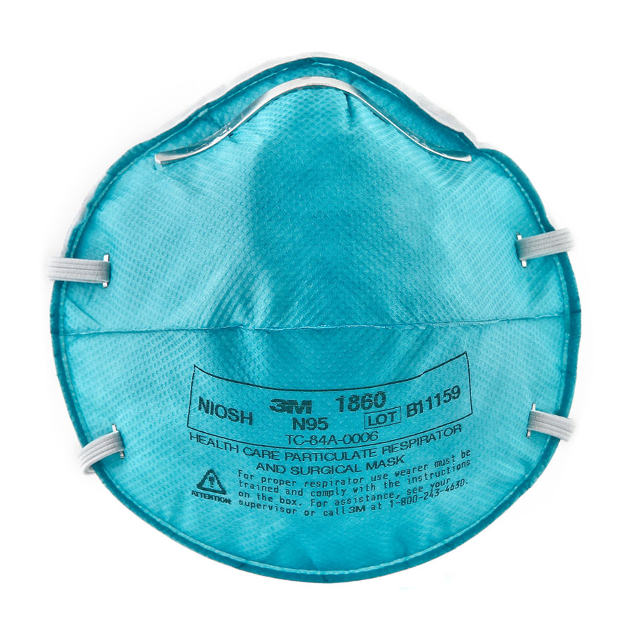 RESPIRADOR DESECHABLE MÉDICO PARA PARTÍCULAS NIOSH N95 1860 3M (PIEZA) AZUL 70070612364 …